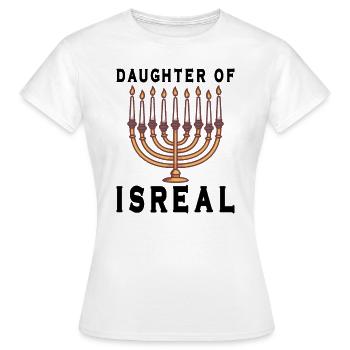 Juif israélite Héritage israélite Juif Israël Juif - T-shirt Femme - blanc - Devant - AI Model Female 172 dark (172cm)