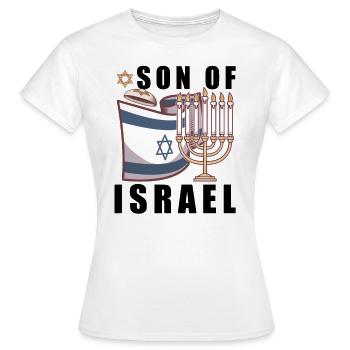 Juif israélite Héritage israélite Juif Israël Juif - T-shirt Femme - blanc - Devant - AI Model Female 172 dark (172cm)