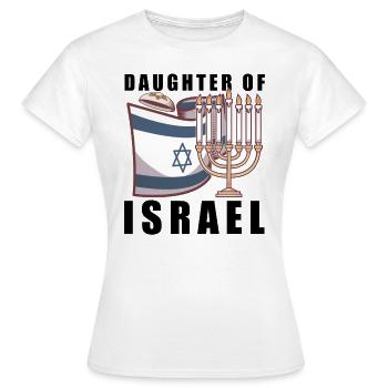Juif israélite Héritage israélite Juif Israël Juif - T-shirt Femme - blanc - Devant - AI Model Female 172 dark (172cm)