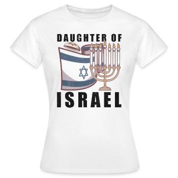 Juif israélite Héritage israélite Juif Israël Juif - T-shirt Femme - blanc - Devant - AI Model Female 172 dark (172cm)