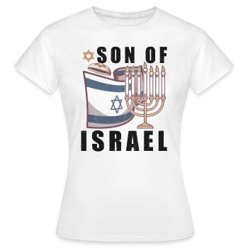 Juif israélite Héritage israélite Juif Israël Juif - T-shirt Femme - blanc - Devant - AI Model Female 172 dark (172cm)