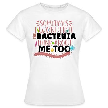 Microbiologist Microbiology Lab Staph Biology - Frauen T-Shirt - Weiß - Vorne - AI Model Female 172 dark (172cm)