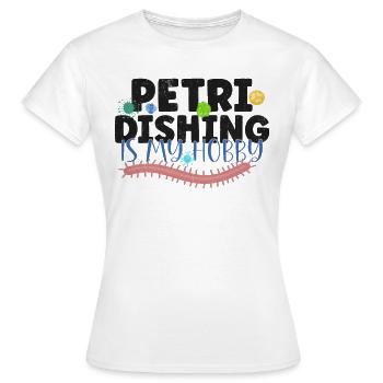 Microbiologiste Laboratoire de microbiologie Staphylocoque Biologie - T-shirt Femme - blanc - Devant - AI Model Female 172 dark (172cm)