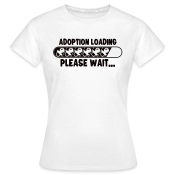 Lustige Adoptions-adoptions-tagesgeschenke - Frauen T-Shirt - Weiß - Vorne - AI Model Female 172 dark (172cm)