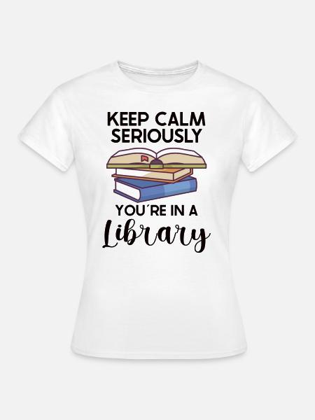 Book Reader Reading Literature Lover Writing - Dame-T-shirt - hvid