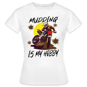 Dirt Bike Dirt Bike Riding Motocross Dirt Biking - T-shirt Femme - blanc - Devant - AI Model Female 172 dark (172cm)