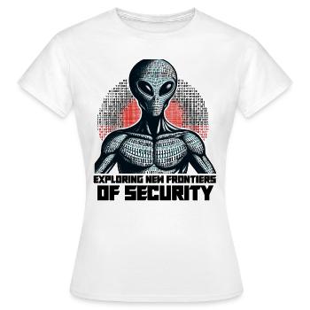 Analyste en piratage éthique Cybersécurité éthique - T-shirt Femme - blanc - Devant - AI Model Female 172 dark (172cm)
