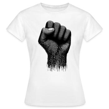 Ethical Hacking Analyst Ethical Cyber Security - Women's T-Shirt - white - Front - AI Model Female 172 dark (172cm)