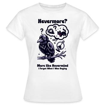 Edgar Allan Poe Fan, littérature classique, - T-shirt Femme - blanc - Devant - AI Model Female 172 dark (172cm)