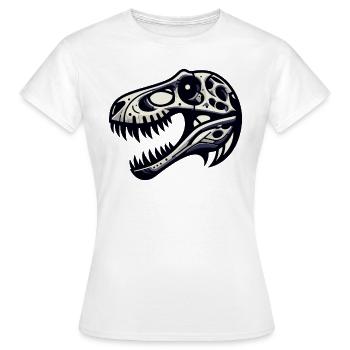 Fossilienjäger Fossilienjagd Paläontologe - Frauen T-Shirt - Weiß - Vorne - AI Model Female 172 dark (172cm)