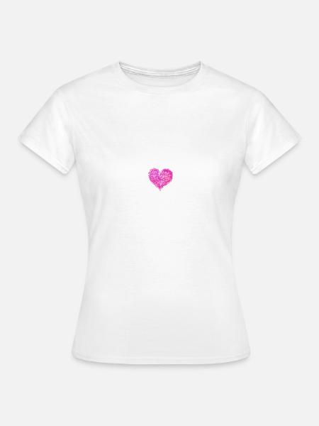 « Heart Beat Tee » ❤️ - T-shirt Femme - blanc