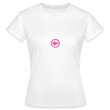FLÈCHE GAUCHE - T-shirt Femme - blanc - Devant - AI Model Female 172 dark (172cm)
