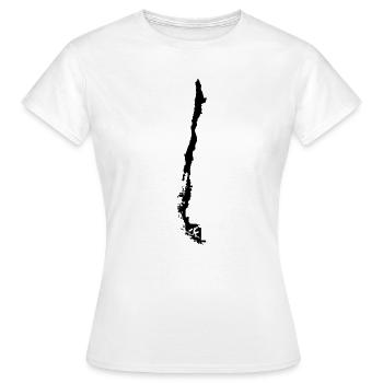 Chile - Frauen T-Shirt - Weiß - Vorne - AI Model Female 172 dark (172cm)