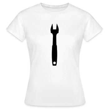 Tool - Women's T-Shirt - white - Front - AI Model Female 172 dark (172cm)