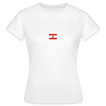 Drapeau de la Polynésie Française - T-shirt Femme - blanc - Devant - AI Model Female 172 dark (172cm)