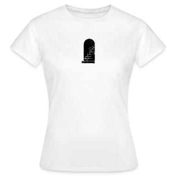 Vorwärts in die Zukunft - Frauen T-Shirt - Weiß - Vorne - AI Model Female 172 dark (172cm)