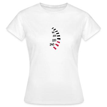 Speed car - Women's T-Shirt - white - Front - AI Model Female 172 dark (172cm)