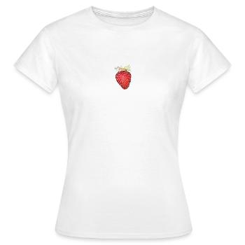 fraise - T-shirt Femme - blanc - Devant - AI Model Female 172 dark (172cm)