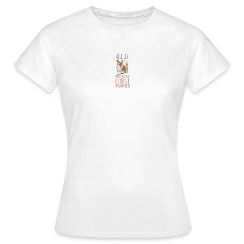 Trouble obsessionnel de Corgi - T-shirt Femme - blanc - Devant - AI Model Female 172 dark (172cm)
