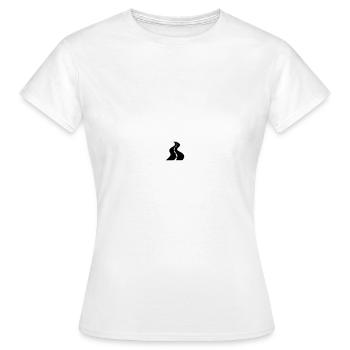 Straße mit Mittelstreifen - Frauen T-Shirt - Weiß - Vorne - AI Model Female 172 dark (172cm)