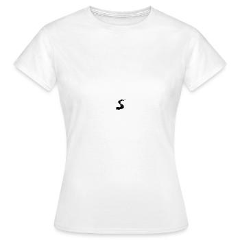 Straße mit Mittelstreifen - Frauen T-Shirt - Weiß - Vorne - AI Model Female 172 dark (172cm)