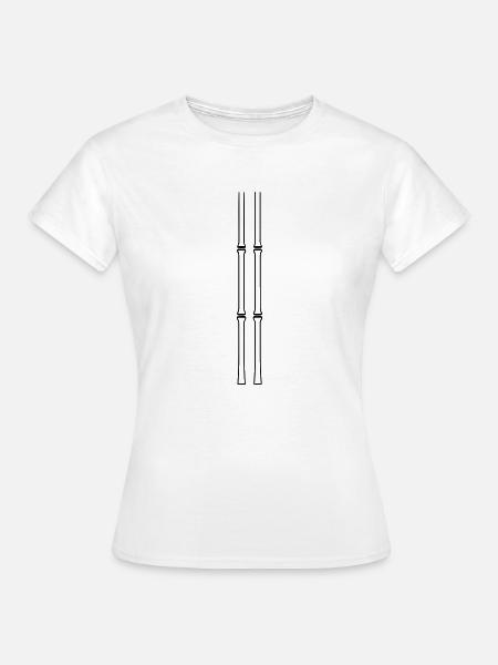 Bambus - Frauen T-Shirt - Weiß