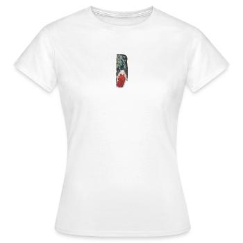 Japanische Koi über Kiefernwedeln - Frauen T-Shirt - Weiß - Vorne - AI Model Female 172 dark (172cm)