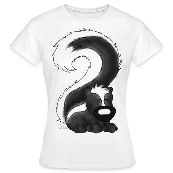 Stinkerchen - T-shirt Femme - blanc - Devant - AI Model Female 172 dark (172cm)