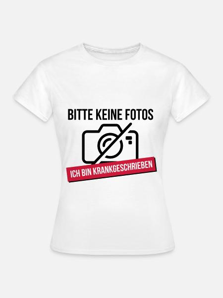 Please no photos - Women's T-Shirt - white