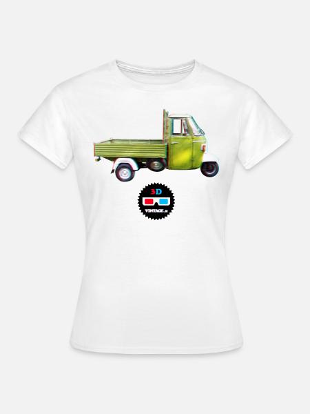 Vintage - Ape 3D - Frauen T-Shirt - Weiß