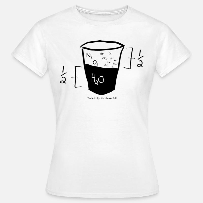 Nerd Math Graphic - Women's T-Shirt - white