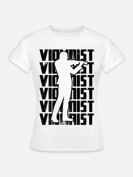 Violinist - Frauen T-Shirt - Weiß