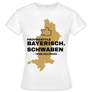 Souabe | DILLINGEN - T-shirt Femme - blanc - Devant - AI Model Female 172 dark (172cm)