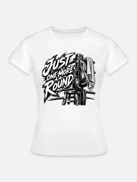 NUR NOCH EINE RUNDE. - Frauen T-Shirt - Weiß