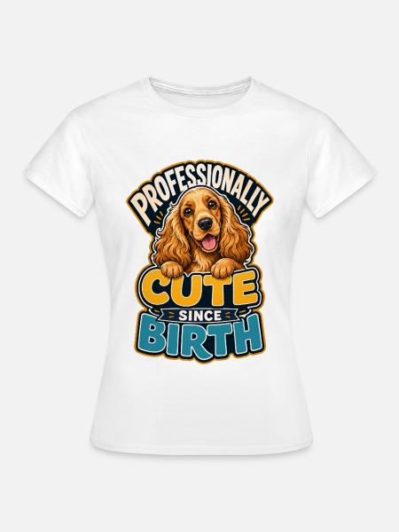 Englischer Cocker Spaniel - Frauen T-Shirt - Weiß