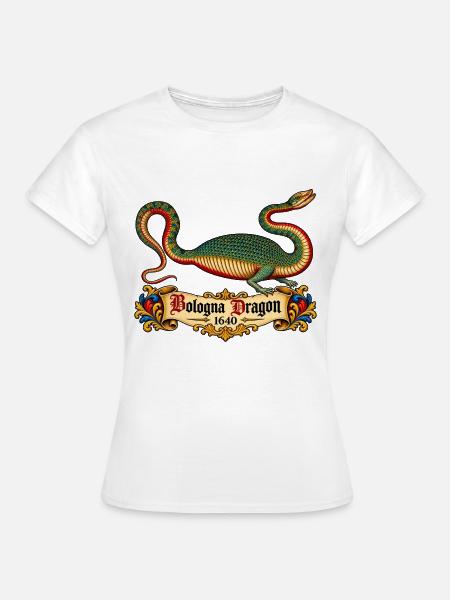 Bologna-Drache (1640) - Frauen T-Shirt - Weiß