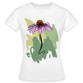 Sun hat pink - Women's T-Shirt - white - Front - AI Model Female 172 dark (172cm)