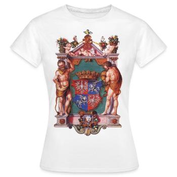 Wappen Polens und Litauens aus dem Jahr 1571 - Frauen T-Shirt - Weiß - Vorne - AI Model Female 172 dark (172cm)