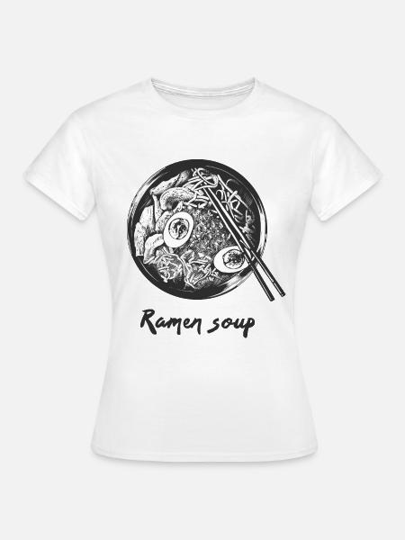 Ramen Nudeln - Frauen T-Shirt - Weiß
