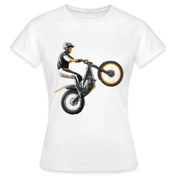 Motorcycle Trial - Motorcycle Trial - Women's T-Shirt - white - Front - AI Model Female 172 dark (172cm)