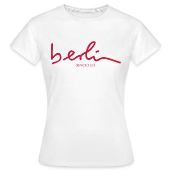Berlin - T-shirt Femme - blanc - Devant - AI Model Female 172 dark (172cm)
