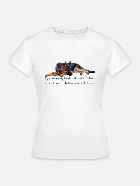 Hundespruch für Hundeliebhaber / Tierliebhaber - Frauen T-Shirt - Weiß