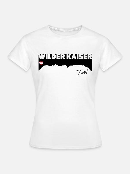 Wilder Kaiser Kaiserkrone Tirol Austria Österreich - Frauen T-Shirt - Weiß