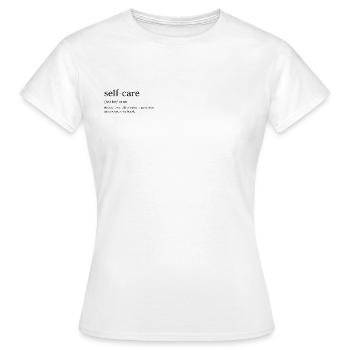 Prendre soin de soi - T-shirt Femme - blanc - Devant - AI Model Female 172 dark (172cm)