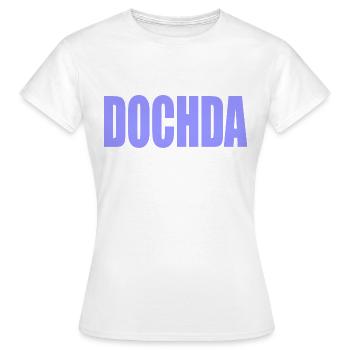 DOCHDA DOH DA Fille Saxon - T-shirt Femme - blanc - Devant - AI Model Female 172 dark (172cm)