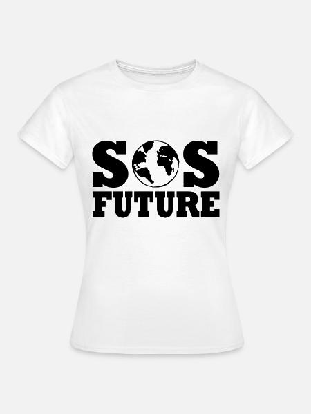 Sos future - Frauen T-Shirt - Weiß