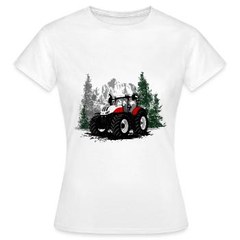 Tractor - tug - farmer - farmer - Women's T-Shirt - white - Front - AI Model Female 172 dark (172cm)