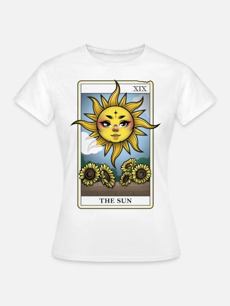 Der SUN-Tarot - Frauen T-Shirt - Weiß