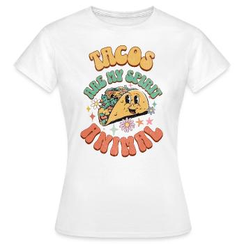 Taco - Frauen T-Shirt - Weiß - Vorne - AI Model Female 172 dark (172cm)