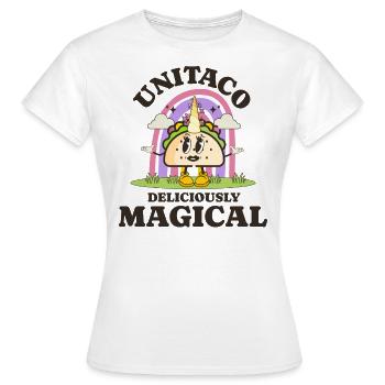 Taco - T-shirt Femme - blanc - Devant - AI Model Female 172 dark (172cm)